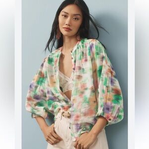 NWT Anthropologie Pilcro The Sindey Batwing Blouse